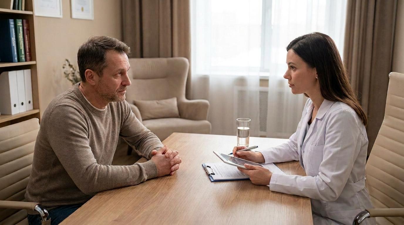 Лечение птср врач оказывает помощь пациенту